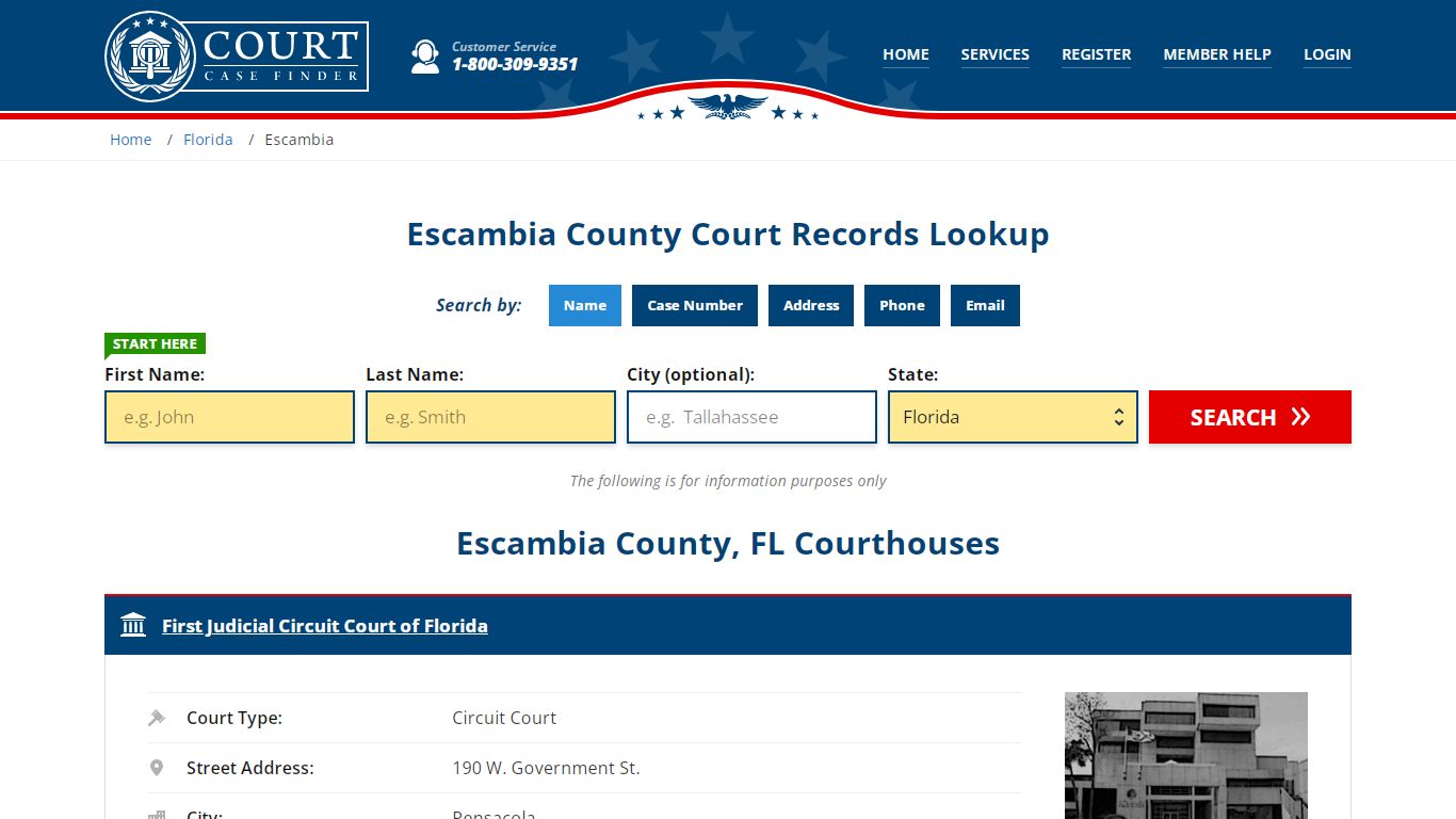 Escambia County Court Records | FL Case Lookup